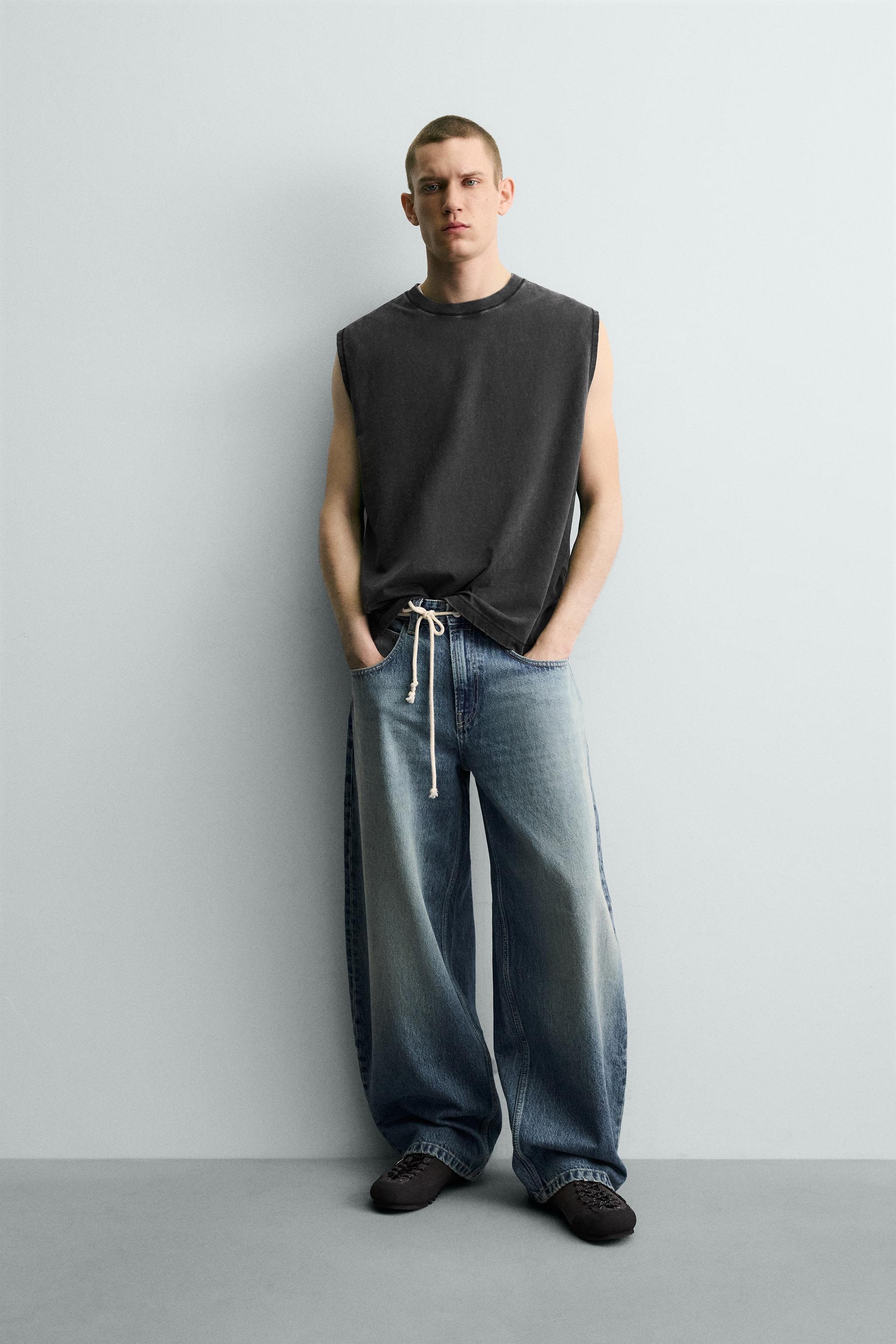 T-SHIRT TANK DÉLAVÉ